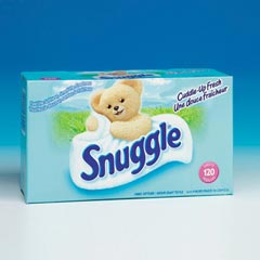 Johnson Diversey Snuggle® Dryer Sheets - 120 Sheets DRKCB625126