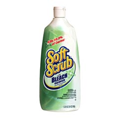 Dial® [00865] Soft Scrub® Antibacterial Liquid Cleanser w/ Bleach - (9) 24 oz. Bottles