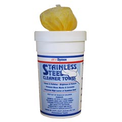 ITW Dymon [91930] Stainless Steel Cleaner Towels - (6) 30 Towel Containers