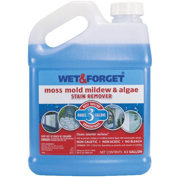 Wet & [800003] Moss, Mold & Mildew Stain Remover Concentrate
