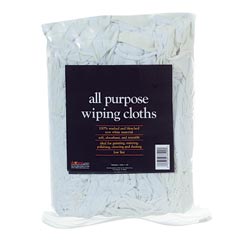 All-Purpose Reusable Wiping Cloths - White - 5 lb. Bag
