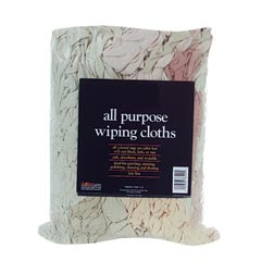 All-Purpose Reusable Wiping Cloths - Assorted Colors - 5 lb. Bag