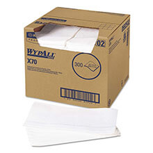 WypAll X70 Antimicrobial Wipers - 12.5" x 23.5" - 300 Towels KCC05925                                          