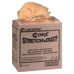 Chicopee Chix® Stretch 'n Dust® Medium Duty Dusting Towels - Yellow/Orange - (5) 20 Towel Bags