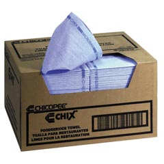 Chicopee Chix® Food Service Towels, Blue CHI8253