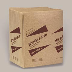 Kimberly Clark WypAll® L20 Quarterfold Wipers KCC47011