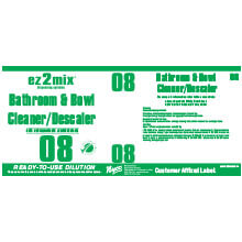 ez2mix Bathroom & Bowl Cleaner and Descaler - Label Only