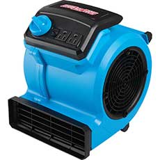 Channellock 3-Speed 3-Position 550 CFM Air Mover Blower Fan Plastic 120V - Blue 501592