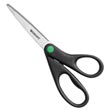 Westcott [41418] Kleenearth® Recycled Stainless Steel Straight Sheers - 8" Long - 3 1/4" Cut