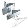 Generations Heavy-Duty Metal Hook Clothes Hangers - 17" - (100) Chrome Hangers