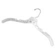 Tamor Plastics [7010CL4.12] Metal Hook Plastic Dress Hangers - (12) Clear Hangers