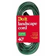 Medium-Duty Landscape Extension Power Cord - 16/3 - Green - 40' Long 519626