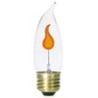 Westinghouse 03757 Decorative Incandescent Flicker Flame Light Bulb - 120V/3W 526675