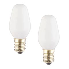 Westinghouse 03792 Night Light Bulb - White - 120V/7W