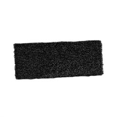 3M™ [8550] Doodlebug™ Cleaning System Black High Productivity Stripping Pad - (4) 4 5/8" x 10 1/2" Pads