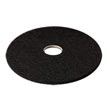 3M™ [7200] Black Stripper Floor Pad - Low-Speed - (5) 15" Pads MCO08377