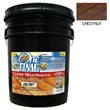 One TIME® [01010] Hard Wood Protector - Chestnut - 5 Gallon Pail
