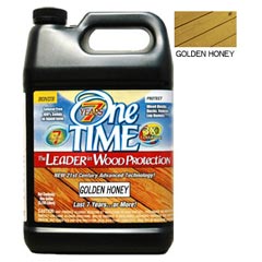 One TIME® [00900] Hard Wood Protector - Golden Honey - 1 Gallon Bottle
