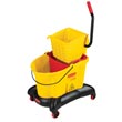 Rubbermaid [7680] WaveBrake® Dual Water Mop Bucket Combo w/ Sideward Pressure Wringer - 35 qt.