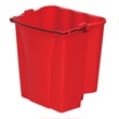 Rubbermaid [9C74 RED] WaveBrake® Dirty Water Mop Bucket - Fits 35 qt. Bucket