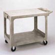 Rubbermaid Commercial Heavy-Duty Flat Shelf Utility Cart - Beige RCP4505BEI