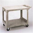 Rubbermaid Commercial Heavy-Duty Flat Shelf Utility Cart - Beige RCP4525BEI