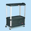 Rubbermaid Commercial MediaMaster™ Audio Visual Cart with Cabinet RCP9T34BLA