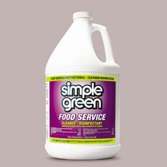 Simple Green Food Service Disinfectant Cleaner - (4) 1 Gallon Bottles