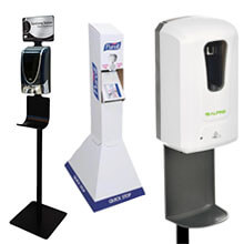 Hand Sanitizers - Dispensers - Stands