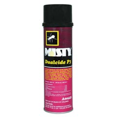 Amrep Misty® [A00442] Dualcide P3 Flying &amp; Crawling Insecticide - (12) 20 oz. Aerosol Cans