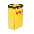 Rubbermaid [6183] Janitorial Cart Replacement Vinyl Bag w/ Zipper - 25 Gallon Capacity RCP6183YEL