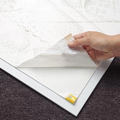Cleanstep Adhesive Mats - 60-Sheet Refill Pad - Gray Sheets CLP60405