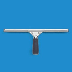 Unger Pro Stainless Steel Window Squeegees - Complete with Handle, Channel and Rubber Blade - 14" UNGPR35