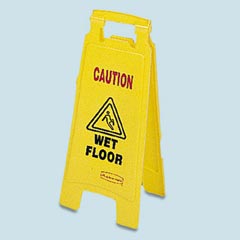 Rubbermaid Commercial Folding Floor Signs - Closed RCP611278YEL