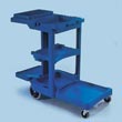 Rubbermaid Commercial Cleaning Trolley - Blue