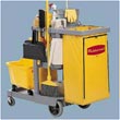 Rubbermaid Commercial Janitor Cart - Blue RCP6173BLU