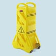 Rubbermaid Commercial Mobile Barrier RCP9S11YEL