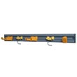 Rubbermaid [1993] Closet Organizer Tool & Mop Holder - Gray - 34" Long RCP1993GRA