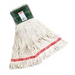 Rubbermaid [A152-06] Web Foot® Cotton/Synthetic Blend Wet Mop - 5" Headband - (6) Medium Mop Heads RCPA152WHI