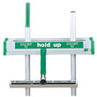 Unger [HU45] Hold Up Wall Mount Aluminum Tool Rack, Mop & Broom Holder - 18" Length UNGHU45