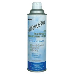 Amrep Misty® [A00205FL] AltraSan® Air Sanitizer &amp; Deodorizer Hand-Held Space Spray - Fresh Linen - (12) 20 oz. Spray Cans