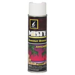 Amrep Misty® [A00239SB] Dry Deodorizer Premium Air Freshener - Summer Breeze - (12) 10 oz. Aerosol Cans