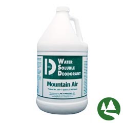 Big D Industries [358] Water-Soluble Liquid Deodorant Concentrate - Mountain Air Scent - (4) 1 Gallon Bottles