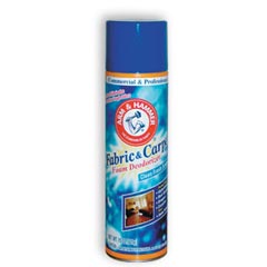 Arm &amp; Hammer® [84128] Fabric &amp; Carpet Foam Deodorizer - (6) 15 oz. Aerosol Cans