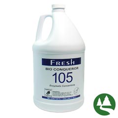 Fresh Products [1-BWB] Bio Conqueror 105 Enzymatic Liquid Odor Counteractant Concentrate - Mango - (4) 1 Gallon Bottles