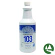 Fresh Products [12-32WB] Conqueror 103 Liquid Odor Counteractant Concentrate - Lemon - (12) 32 oz. Bottles FRS12-32WB-LE
