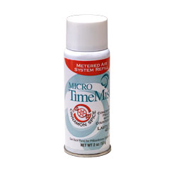 Micro TimeMist® Ultra Concentrated Metered Air Freshener Refill - Cinnamon Spice - (12) 2 oz. Cans