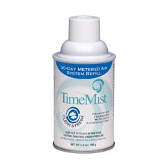 TimeMist® Premium Metered Aerosol Air Freshener 30-Day Refill - Clean &amp; Fresh - (12) 6.6 oz. Cans