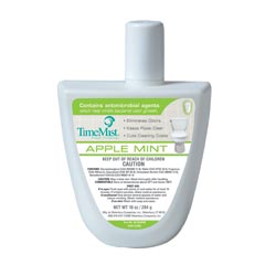 TimeMist® Virtual Janitor Cleaning &amp; Deodorizing Refill - Apple Mint - (12) 10 oz. Refills