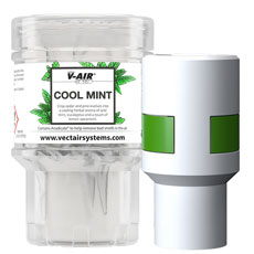 Cool Mint Air Freshener Refills, V-Air SOLID - 6 Pack V-SOLID-MINT
